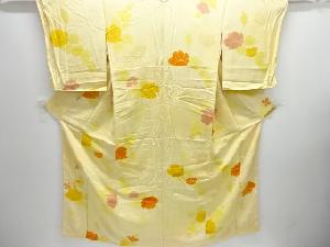 花模様小紋着物